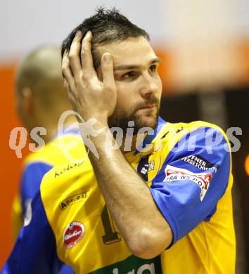 Volleyball. Challenge Cup. SK Aich/Dob gegen TV Amriswil (Schweiz). David Slatinsek (Aich). Prevalje, 16.12.2008.
Foto: Kuess

---
pressefotos, pressefotografie, kuess, qs, qspictures, sport, bild, bilder, bilddatenbank