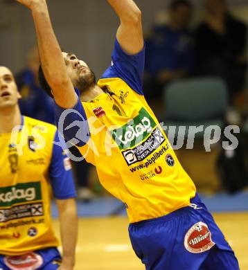 Volleyball. Challenge Cup. SK Aich/Dob gegen TV Amriswil (Schweiz). David Slatinsek (Aich). Prevalje, 16.12.2008.
Foto: Kuess

---
pressefotos, pressefotografie, kuess, qs, qspictures, sport, bild, bilder, bilddatenbank