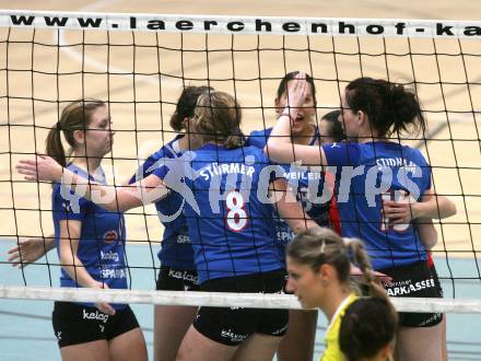 Volleyball. MEVZA. ATSC Wildcats gegen Osijek. Jubel (Wildcats). Klagenfurt, am 20.12.2008.
Foto: Nadja Kuess 
---
pressefotos, pressefotografie, kuess, qs, qspictures, sport, bild, bilder, bilddatenbank