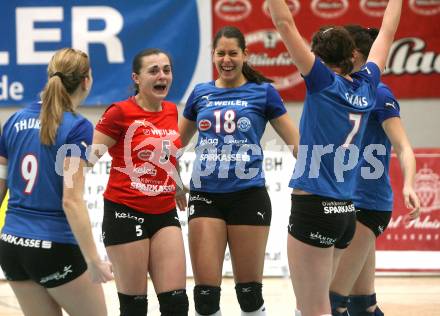 Volleyball. MEVZA. ATSC Wildcats gegen Osijek. Jubel (Wildcats). Klagenfurt, am 20.12.2008.
Foto: Nadja Kuess 
---
pressefotos, pressefotografie, kuess, qs, qspictures, sport, bild, bilder, bilddatenbank