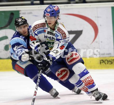 EBEL. Eishockey Bundesliga. EC Pasut VSV gegen Alba Volan Szekesfehervar. Michael Raffl (VSV). Villach, am 21.12.2008.
Foto: Kuess 


---
pressefotos, pressefotografie, kuess, qs, qspictures, sport, bild, bilder, bilddatenbank