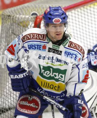 EBEL. Eishockey Bundesliga. EC Pasut VSV gegen Alba Volan Szekesfehervar. Roland Kaspitz (VSV). Villach, am 21.12.2008.
Foto: Kuess 


---
pressefotos, pressefotografie, kuess, qs, qspictures, sport, bild, bilder, bilddatenbank