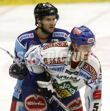 EBEL. Eishockey Bundesliga. EC Pasut VSV gegen Alba Volan Szekesfehervar. Thomas Raffl (VSV). Villach, am 21.12.2008.
Foto: Kuess 


---
pressefotos, pressefotografie, kuess, qs, qspictures, sport, bild, bilder, bilddatenbank