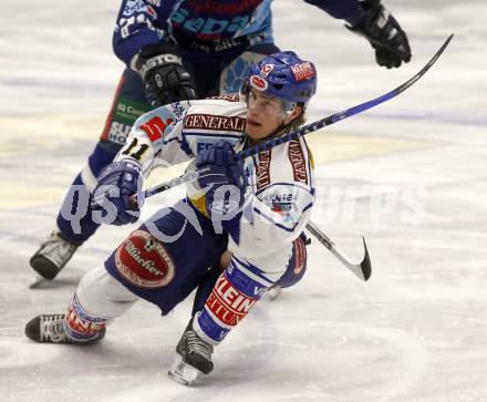 EBEL. Eishockey Bundesliga. EC Pasut VSV gegen Alba Volan Szekesfehervar. Niko Nico Toff (VSV). Villach, am 21.12.2008.
Foto: Kuess 


---
pressefotos, pressefotografie, kuess, qs, qspictures, sport, bild, bilder, bilddatenbank