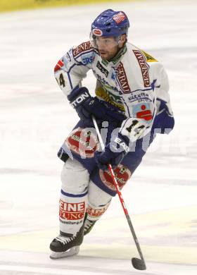 EBEL. Eishockey Bundesliga. EC Pasut VSV gegen Alba Volan Szekesfehervar. Justin Mapletoft (VSV). Villach, am 21.12.2008.
Foto: Kuess 


---
pressefotos, pressefotografie, kuess, qs, qspictures, sport, bild, bilder, bilddatenbank