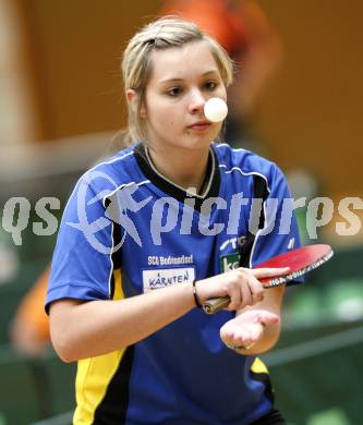 Tischtennis. Kaerntner Meisterschaft. Claudia Schaetzer. St. Ruprecht, am 21.12.2008.
Foto: Kuess
---
pressefotos, pressefotografie, kuess, qs, qspictures, sport, bild, bilder, bilddatenbank