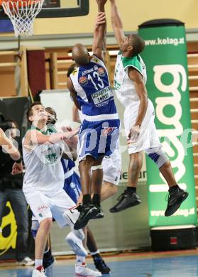 Basketball Bundesliga. Woerthersee Piraten gegen Allianz Gmunden Swans. Timothy Burnette, Rasid Mahalbasic  (Piraten).  Klagenfurt, 22.12.2008
Foto: Kuess

---
pressefotos, pressefotografie, kuess, qs, qspictures, sport, bild, bilder, bilddatenbank