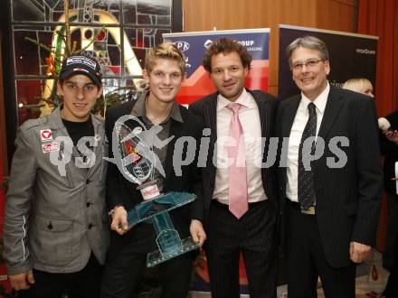 Sportgala 2008. Tomaz Druml, Thomas Morgenstern, Peter Paco Wrolich, Peter Kaiser. Velden, 22.12.2008
Foto: Kuess

---
pressefotos, pressefotografie, kuess, qs, qspictures, sport, bild, bilder, bilddatenbank