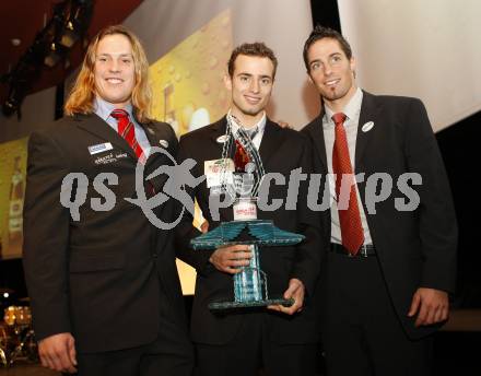 Sportgala 2008. Gerhard Schmid, Manuel Filzwieser, Hudetz Harald, (Kanu). Velden, 22.12.2008
Foto: Kuess

---
pressefotos, pressefotografie, kuess, qs, qspictures, sport, bild, bilder, bilddatenbank