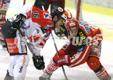 EBEL. Eishockey Bundesliga. KAC gegen HC TWK Innsbruck. NORRIS Warren (KAC), Rem Murray (Innsbruck). Klagenfurt, am 21.12.2008.
Foto: Kuess 

---
pressefotos, pressefotografie, kuess, qs, qspictures, sport, bild, bilder, bilddatenbank