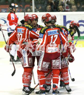 EBEL. Eishockey Bundesliga. KAC gegen HC TWK Innsbruck. Jubel (KAC). Klagenfurt, am 21.12.2008.
Foto: Kuess 

---
pressefotos, pressefotografie, kuess, qs, qspictures, sport, bild, bilder, bilddatenbank