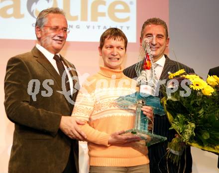 Sportgala 2008. Reinhart Rohr, Elisabeth Koch (Behindertensport). Velden, 22.12.2008
Foto: Kuess

---
pressefotos, pressefotografie, kuess, qs, qspictures, sport, bild, bilder, bilddatenbank