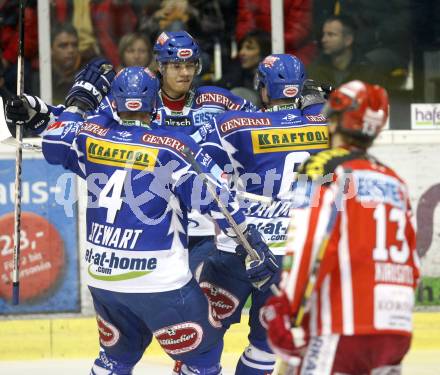 EBEL. Eishockey Bundesliga. KAC gegen VSV. Torjubel VSV. Klagenfurt, am 23.12.2008.
Foto: Kuess 

---
pressefotos, pressefotografie, kuess, qs, qspictures, sport, bild, bilder, bilddatenbank