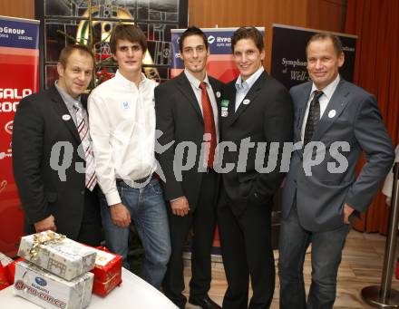 Sportgala 2008. Werner Mueller, Niko Nico Resch, Harald Hudetz, Leopold Fuchs, Wolfgang Dabernig. Velden, 22.12.2008
Foto: Kuess

---
pressefotos, pressefotografie, kuess, qs, qspictures, sport, bild, bilder, bilddatenbank