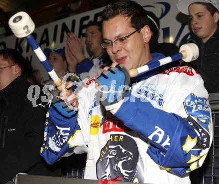 EBEL. Eishockey Bundesliga. KAC gegen VSV. VSV Fan. Klagenfurt, am 23.12.2008.
Foto: Kuess 

---
pressefotos, pressefotografie, kuess, qs, qspictures, sport, bild, bilder, bilddatenbank