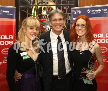 Sportgala 2008. Julia Schmid, Peter Kaiser, Marlies Penker. Velden, 22.12.2008
Foto: Kuess

---
pressefotos, pressefotografie, kuess, qs, qspictures, sport, bild, bilder, bilddatenbank