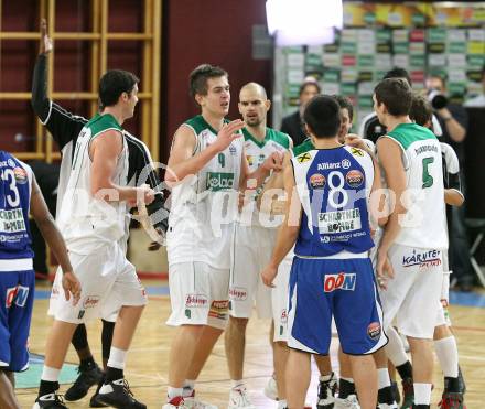 Basketball Bundesliga. Woerthersee Piraten gegen Allianz Gmunden Swans. Jubel (Piraten).  Klagenfurt, 22.12.2008
Foto: Kuess

---
pressefotos, pressefotografie, kuess, qs, qspictures, sport, bild, bilder, bilddatenbank