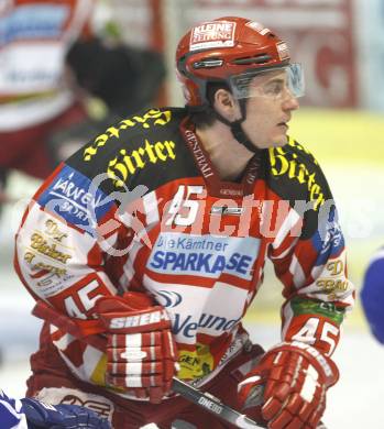 EBEL. Eishockey Bundesliga. KAC gegen VSV. David Schuller (KAC). Klagenfurt, am 23.12.2008.
Foto: Kuess 

---
pressefotos, pressefotografie, kuess, qs, qspictures, sport, bild, bilder, bilddatenbank