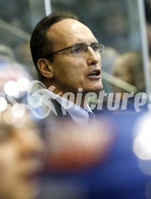 EBEL. Eishockey Bundesliga. KAC gegen VSV. Trainer Larry Huras (VSV). Klagenfurt, am 23.12.2008.
Foto: Kuess 

---
pressefotos, pressefotografie, kuess, qs, qspictures, sport, bild, bilder, bilddatenbank