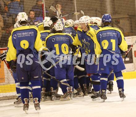 Eishockey Carinthian Hokey League. CHL. Steindorf gegen Althofen. Jubel (Althofen). Steindorf, am 20.12.2008.
Foto: Kuess
---
pressefotos, pressefotografie, kuess, qs, qspictures, sport, bild, bilder, bilddatenbank