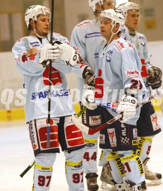 Eishockey Carinthian Hokey League. CHL. Steindorf gegen Althofen. Oliver Oberrauner, Georg Michaenthaler (Steindorf). Steindorf, am 20.12.2008.
Foto: Kuess
---
pressefotos, pressefotografie, kuess, qs, qspictures, sport, bild, bilder, bilddatenbank