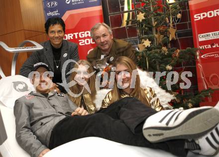 Sportgala 2008. Tomaz Druml (Nordische Kombination), Ingrid Brandstoetter (Vita Life), Landeshauptmann Gerhard Doerfler. Velden, 22.12.2008
Foto: Kuess

---
pressefotos, pressefotografie, kuess, qs, qspictures, sport, bild, bilder, bilddatenbank