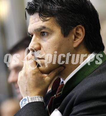 EBEL. Eishockey Bundesliga. KAC gegen VSV. Trainer Many Viveiros (KAC). Klagenfurt, am 23.12.2008.
Foto: Kuess 

---
pressefotos, pressefotografie, kuess, qs, qspictures, sport, bild, bilder, bilddatenbank