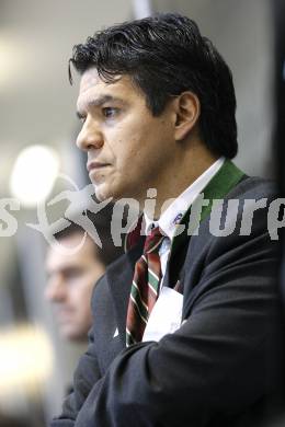 EBEL. Eishockey Bundesliga. KAC gegen VSV. Trainer Many Viveiros (KAC). Klagenfurt, am 23.12.2008.
Foto: Kuess 

---
pressefotos, pressefotografie, kuess, qs, qspictures, sport, bild, bilder, bilddatenbank