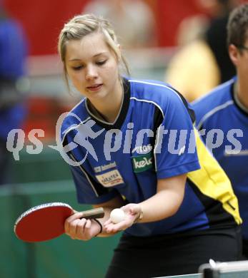 Tischtennis. Kaerntner Meisterschaft. Claudia Schaetzer. St. Ruprecht, am 21.12.2008.
Foto: Kuess
---
pressefotos, pressefotografie, kuess, qs, qspictures, sport, bild, bilder, bilddatenbank