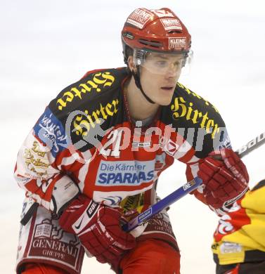 EBEL. Eishockey Bundesliga. KAC gegen EV Vienna Capitals. Manuel Geier  (KAC). Klagenfurt, am 28.12.2008.
Foto: Kuess 

---
pressefotos, pressefotografie, kuess, qs, qspictures, sport, bild, bilder, bilddatenbank