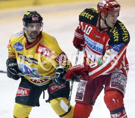 EBEL. Eishockey Bundesliga. KAC gegen EV Vienna Capitals. Warren Norris,  (KAC), Trevor Gallant (Capitals). Klagenfurt, am 28.12.2008.
Foto: Kuess 

---
pressefotos, pressefotografie, kuess, qs, qspictures, sport, bild, bilder, bilddatenbank