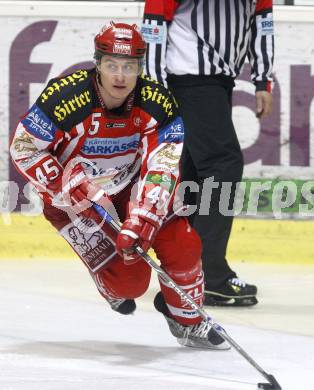 EBEL. Eishockey Bundesliga. KAC gegen EV Vienna Capitals. David Schuller  (KAC). Klagenfurt, am 28.12.2008.
Foto: Kuess 

---
pressefotos, pressefotografie, kuess, qs, qspictures, sport, bild, bilder, bilddatenbank