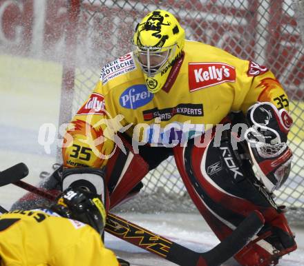 EBEL. Eishockey Bundesliga. KAC gegen EV Vienna Capitals. Jean Francois Labbe (Capitals). Klagenfurt, am 28.12.2008.
Foto: Kuess 

---
pressefotos, pressefotografie, kuess, qs, qspictures, sport, bild, bilder, bilddatenbank