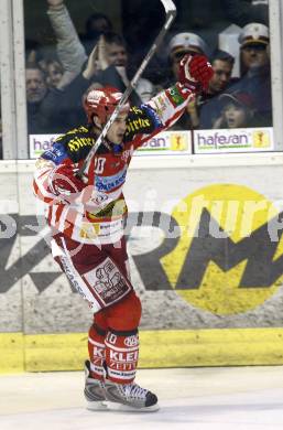 EBEL. Eishockey Bundesliga. KAC gegen EV Vienna Capitals. Jubel Warren Norris (KAC). Klagenfurt, am 28.12.2008.
Foto: Kuess 

---
pressefotos, pressefotografie, kuess, qs, qspictures, sport, bild, bilder, bilddatenbank