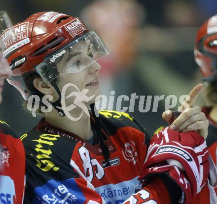 EBEL. Eishockey Bundesliga. KAC gegen EV Vienna Capitals. Raphael Herburger (KAC). Klagenfurt, am 28.12.2008.
Foto: Kuess 

---
pressefotos, pressefotografie, kuess, qs, qspictures, sport, bild, bilder, bilddatenbank