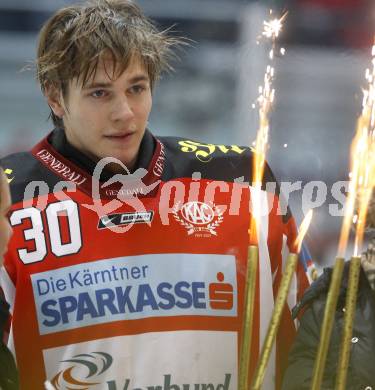 EBEL. Eishockey Bundesliga. KAC gegen EV Vienna Capitals. Spieler des Abends Rene Swette (KAC). Klagenfurt, am 28.12.2008.
Foto: Kuess 

---
pressefotos, pressefotografie, kuess, qs, qspictures, sport, bild, bilder, bilddatenbank