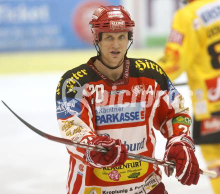 EBEL. Eishockey Bundesliga. KAC gegen EV Vienna Capitals. Mike Craig (KAC). Klagenfurt, am 28.12.2008.
Foto: Kuess 

---
pressefotos, pressefotografie, kuess, qs, qspictures, sport, bild, bilder, bilddatenbank