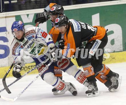 EBEL. Eishockey Bundesliga. EC Pasut VSV gegen EC Graz 99ers. Robby Sandrock,  (VSV), Marc Brown, Layne Ulmer (Graz). Villach, am 30.12.2008.
Foto: Kuess 


---
pressefotos, pressefotografie, kuess, qs, qspictures, sport, bild, bilder, bilddatenbank