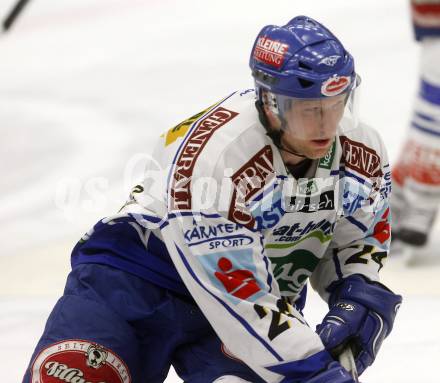 EBEL. Eishockey Bundesliga. EC Pasut VSV gegen EC Graz 99ers. Guenther Lanzinger (VSV). Villach, am 30.12.2008.
Foto: Kuess 


---
pressefotos, pressefotografie, kuess, qs, qspictures, sport, bild, bilder, bilddatenbank