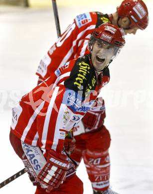 EBEL. Eishockey Bundesliga. EC KAC gegen EC RED BULL SALZBURG. Torjubel Herbert Ratz (KAC). Klagenfurt, am 2.1.2009.
Foto: Kuess 

---
pressefotos, pressefotografie, kuess, qs, qspictures, sport, bild, bilder, bilddatenbank