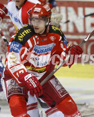 EBEL. Eishockey Bundesliga. EC KAC gegen EC RED BULL SALZBURG. Gregor Hager (KAC). Klagenfurt, am 2.1.2009.
Foto: Kuess 

---
pressefotos, pressefotografie, kuess, qs, qspictures, sport, bild, bilder, bilddatenbank