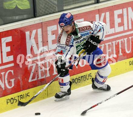 EBEL. Eishockey Bundesliga. EC Pasut VSV gegen Alba Volan Szekesfehervar. MONDOU Benoit (VSV). Villach, am 2.1.2009.
Foto: Kuess 


---
pressefotos, pressefotografie, kuess, qs, qspictures, sport, bild, bilder, bilddatenbank