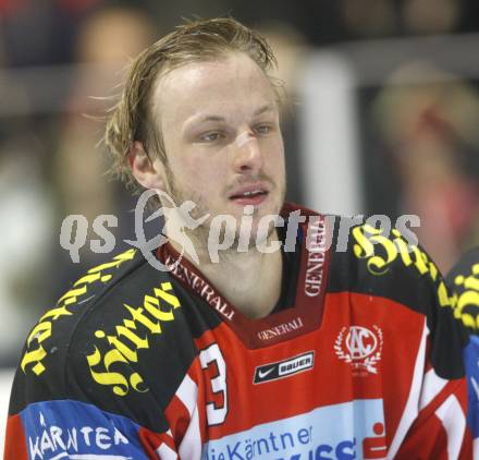 EBEL. Eishockey Bundesliga. EC KAC gegen EC RED BULL SALZBURG. Johannes Reichel (KAC). Klagenfurt, am 2.1.2009.
Foto: Kuess 

---
pressefotos, pressefotografie, kuess, qs, qspictures, sport, bild, bilder, bilddatenbank