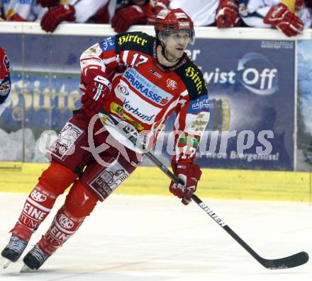 EBEL. Eishockey Bundesliga. EC KAC gegen EC RED BULL SALZBURG. Gregor Hager (KAC). Klagenfurt, am 2.1.2009.
Foto: Kuess 

---
pressefotos, pressefotografie, kuess, qs, qspictures, sport, bild, bilder, bilddatenbank