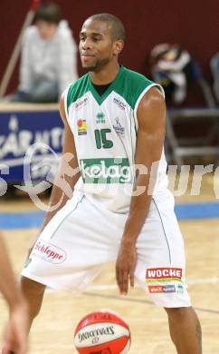 Basketball. Bundesliga. Kelag Woerthersee Piraten gegen BSC Raiffeisen Fuerstenfeld Panthers. Tim Burnette (Piraten). Klagenfurt, 4.1.2009
Foto: Kuess

---
pressefotos, pressefotografie, kuess, qs, qspictures, sport, bild, bilder, bilddatenbank