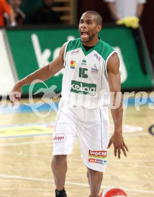 Basketball. Bundesliga. Kelag Woerthersee Piraten gegen BSC Raiffeisen Fuerstenfeld Panthers. Tim Burnette  (Fuerstenfeld). Klagenfurt, 4.1.2009
Foto: Kuess

---
pressefotos, pressefotografie, kuess, qs, qspictures, sport, bild, bilder, bilddatenbank