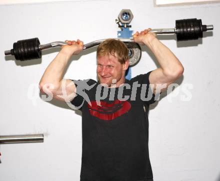 EBEL. Eishockey Bundesliga. EC Pasut VSV gegen EHC LIWEST Linz. Training nach dem Spiel. Guenther Lanzinger. Villach, am 6.1.2009.
Foto: Kuess 


---
pressefotos, pressefotografie, kuess, qs, qspictures, sport, bild, bilder, bilddatenbank