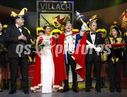 Villacher Fasching.  Prinzenpaar, Andrea Appe, Thomas Springer. Villach, am 8.1.2009.
Foto: Kuess 


---
pressefotos, pressefotografie, kuess, qs, qspictures, sport, bild, bilder, bilddatenbank