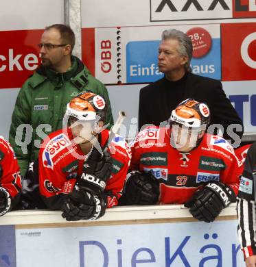 EBEL. Eishockey Bundesliga. EC Pasut VSV gegen HC TWK INNSBRUCK, DIE HAIE. Trainer Greg Holst (Innsbruck). Villach, am 9.1.2009.
Foto: Kuess 


---
pressefotos, pressefotografie, kuess, qs, qspictures, sport, bild, bilder, bilddatenbank