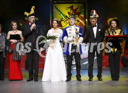 Villacher Fasching. Prinzenpaar, Andrea Appe, Thomas Springer. Villach, am 8.1.2009.
Foto: Kuess 


---
pressefotos, pressefotografie, kuess, qs, qspictures, sport, bild, bilder, bilddatenbank